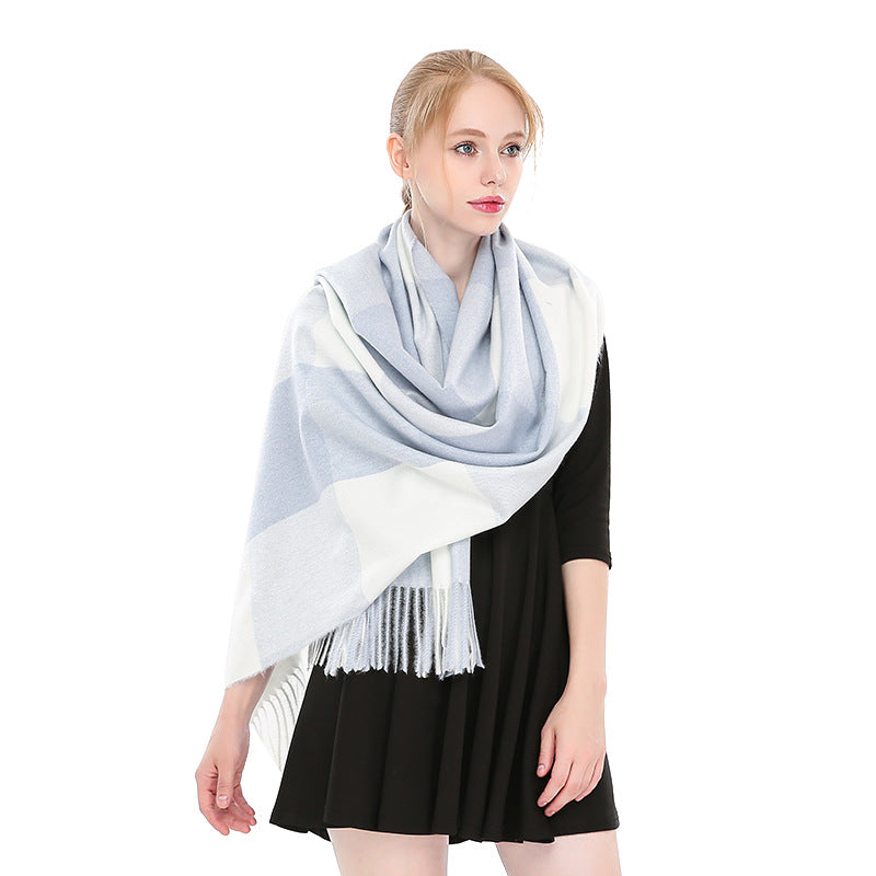 Pashmina Thick Winter Scarf/Poncho/Shawl - G&J's WOMEN'S clothing