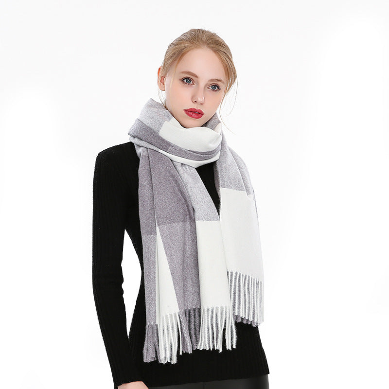 Pashmina Thick Winter Scarf/Poncho/Shawl - G&J's WOMEN'S clothing