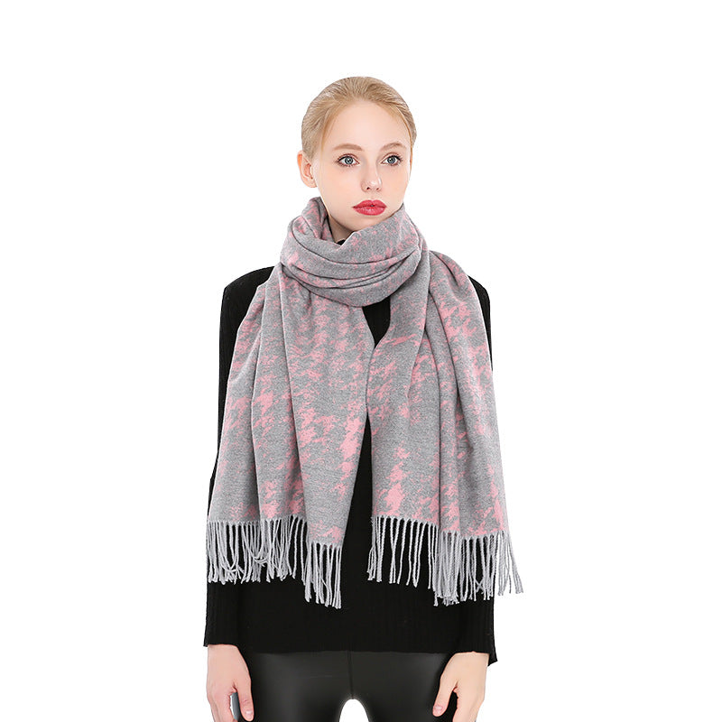 Pashmina Thick Winter Scarf/Poncho/Shawl - G&J's WOMEN'S clothing
