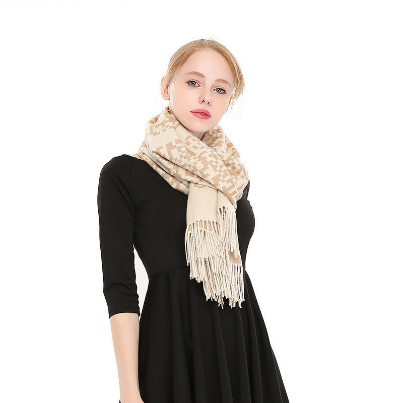 Pashimna type - Thick - Soft Winter Scarf - G&J's WOMEN'S clothing