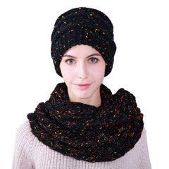 High Quality Beanie Hat with matching  Infinity Scarf - G&J's WOMEN'S clothing