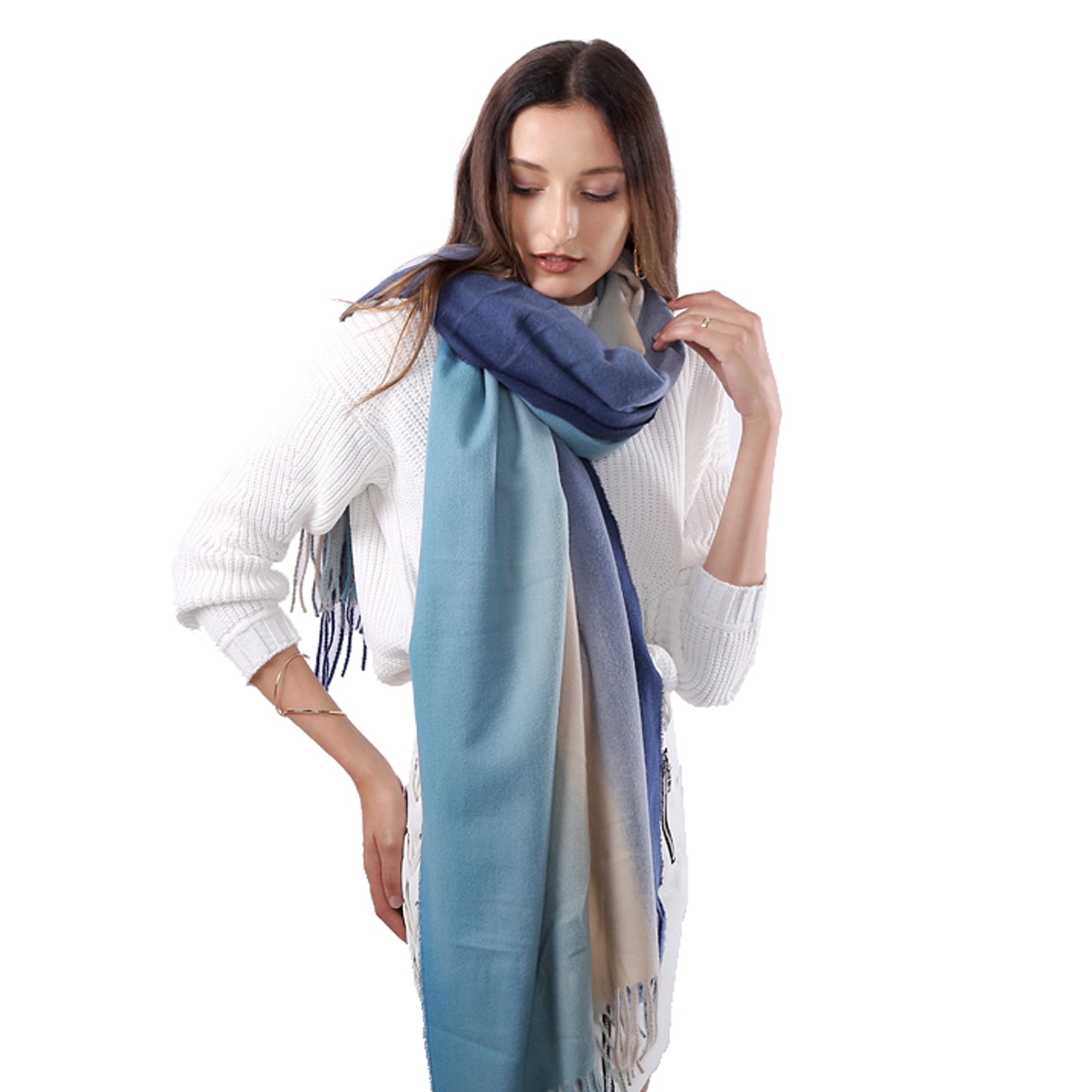 Women's Uniquely Designed Soft Warm- Autumn/Winter Scarf Shawl Wrap Pashmina feel - G&J's WOMEN'S clothing