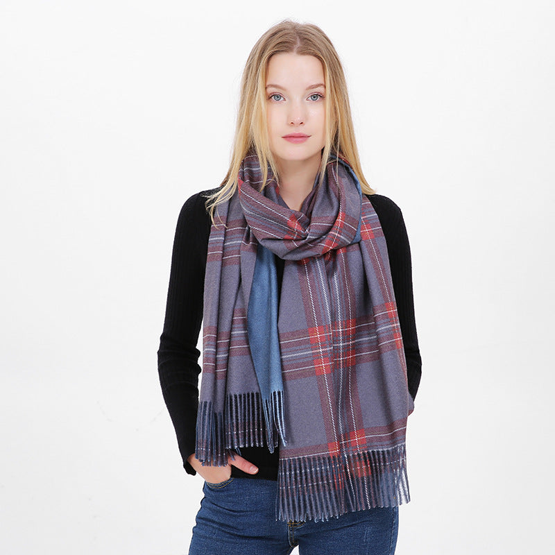 Beautifully Designed Double Sided Pashmina type - Autumn / Winter Scarf / Shawl - G&J's WOMEN'S clothing