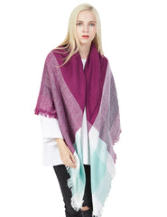 Women's Winter Blanket/Plaid Stylish Scarf /Shawl /Wrap - G&J's WOMEN'S clothing