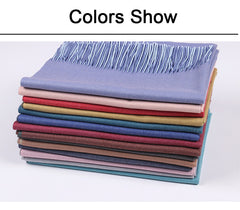 Double Sided - Soft  Pashmina - Autumn / Winter Scarf/Shawl in soft colors - G&J's WOMEN'S clothing