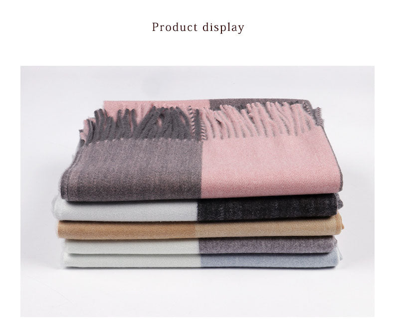 Pashmina Thick Winter Scarf/Poncho/Shawl - G&J's WOMEN'S clothing