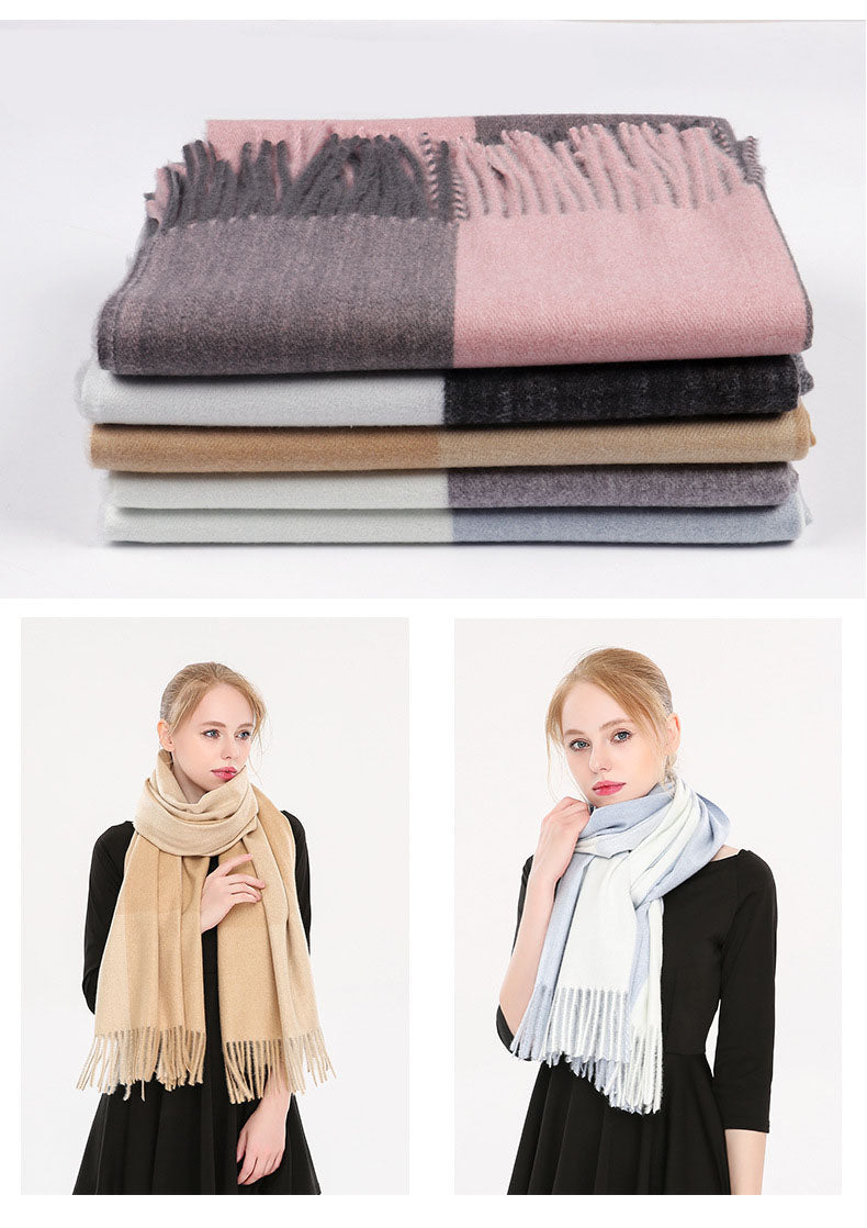 Pashmina Thick Winter Scarf/Poncho/Shawl - G&J's WOMEN'S clothing