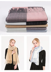 Pashmina Thick Winter Scarf/Poncho/Shawl - G&J's WOMEN'S clothing