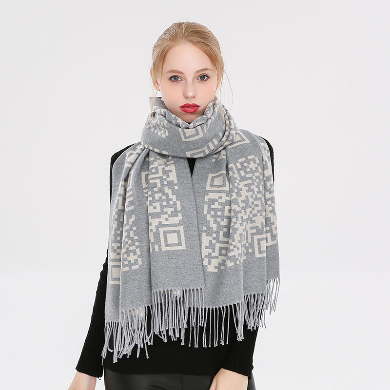 Pashimna type - Thick - Soft Winter Scarf - G&J's WOMEN'S clothing