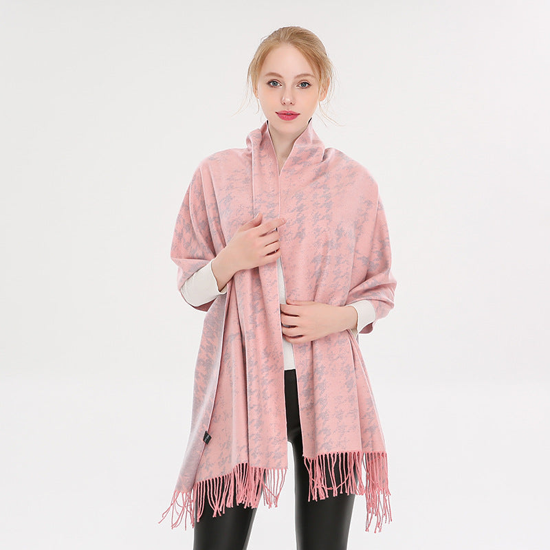 Pashmina Thick Winter Scarf/Poncho/Shawl - G&J's WOMEN'S clothing
