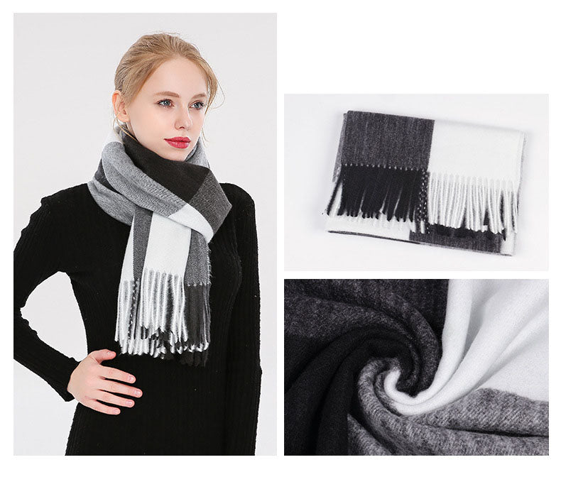 Pashmina Thick Winter Scarf/Poncho/Shawl - G&J's WOMEN'S clothing