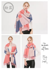 Beautiful Winter - Pashmina Feel -Thick Winter / Autumn Scarf - Pink - G&J's WOMEN'S clothing