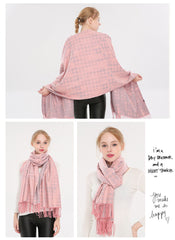 Pashmina Thick Winter Scarf/Poncho/Shawl - G&J's WOMEN'S clothing