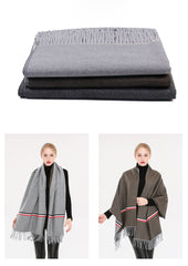 Pashmina Thick Heavy, Super soft Winter Scarf/Shawl / Poncho - G&J's WOMEN'S clothing