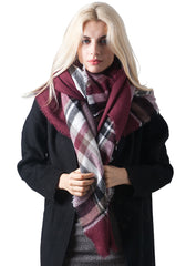 Women's Winter Blanket/Plaid Stylish Scarf /Shawl /Wrap - G&J's WOMEN'S clothing