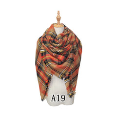 Women's Winter Blanket/Plaid Stylish Scarf /Shawl /Wrap - G&J's WOMEN'S clothing