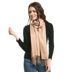 Hijab Scarf Shawl - Hijab / Shawl with Tassels - Beautiful Cashmere Like feel - Soft & Comfortable Hijab Scarf - G&J's WOMEN'S Clothing