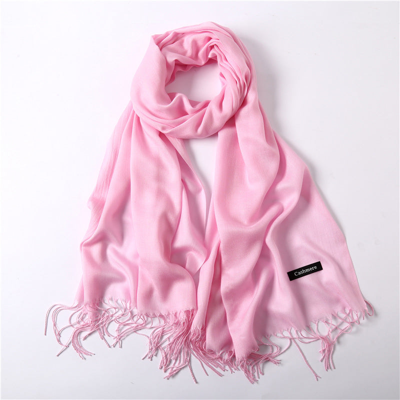 Hijab Scarf Shawl - Hijab / Shawl with Tassels - Beautiful Cashmere Like feel - Soft & Comfortable Hijab Scarf - G&J's WOMEN'S Clothing