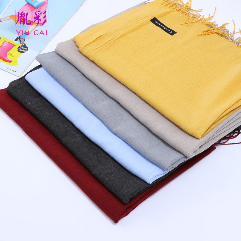 Hijab Scarf Shawl - Hijab / Shawl with Tassels - Beautiful Cashmere Like feel - Soft & Comfortable Hijab Scarf - G&J's WOMEN'S Clothing