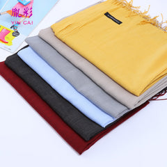 Hijab Scarf Shawl - Hijab / Shawl with Tassels - Beautiful Cashmere Like feel - Soft & Comfortable Hijab Scarf - G&J's WOMEN'S Clothing