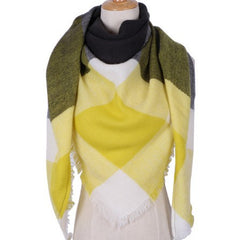 Women's Winter Blanket/Plaid Stylish Scarf /Shawl /Wrap - G&J's WOMEN'S clothing