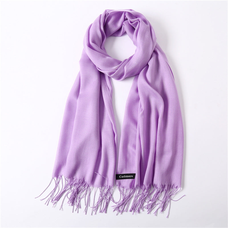 Hijab Scarf Shawl - Hijab / Shawl with Tassels - Beautiful Cashmere Like feel - Soft & Comfortable Hijab Scarf - G&J's WOMEN'S Clothing