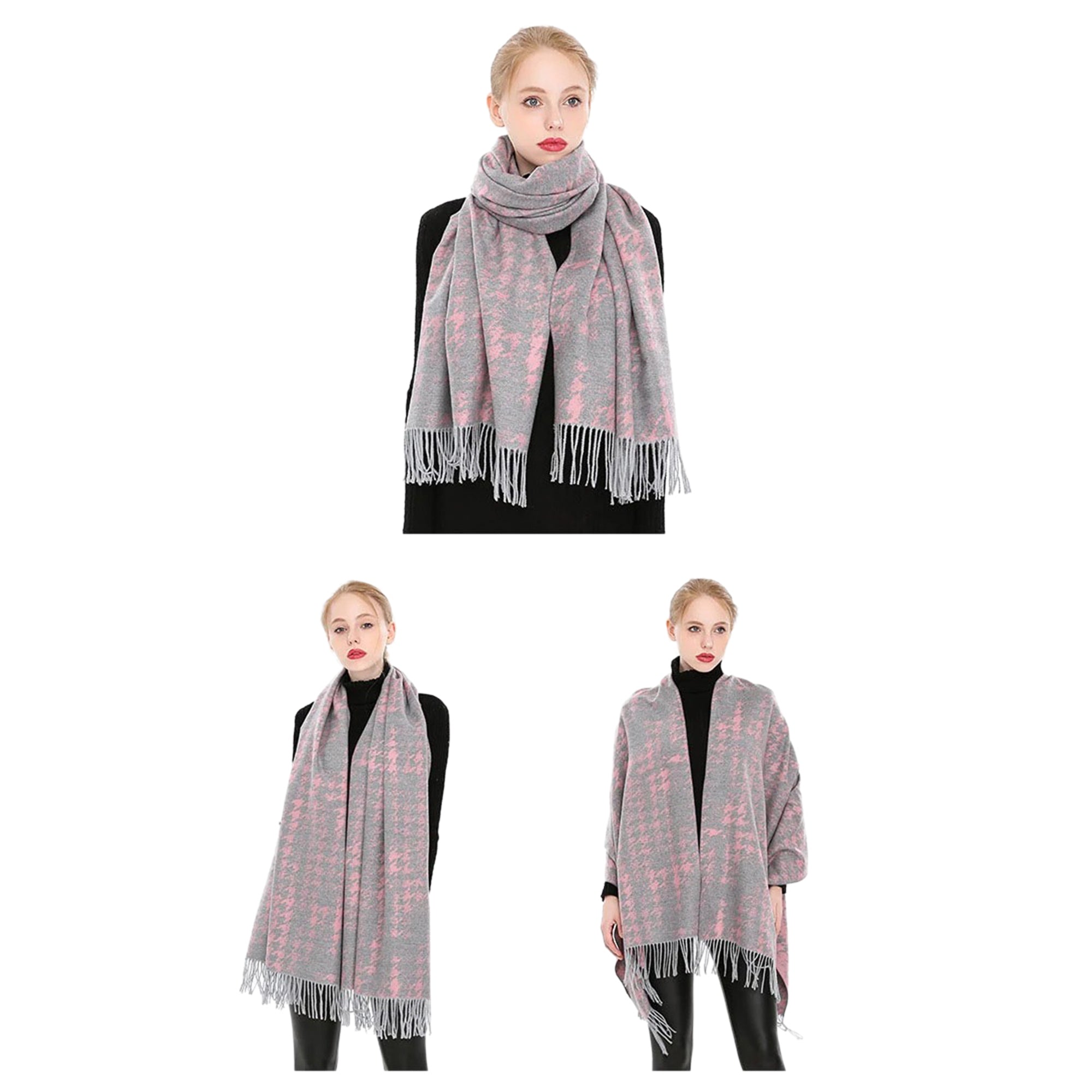 Pashmina Thick Winter Scarf/Poncho/Shawl