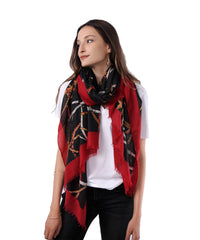 Women's Uniquely Designed Soft Early Spring Autumn Scarf Shawl  Wrap-Star Sky - G&J's WOMEN'S clothing