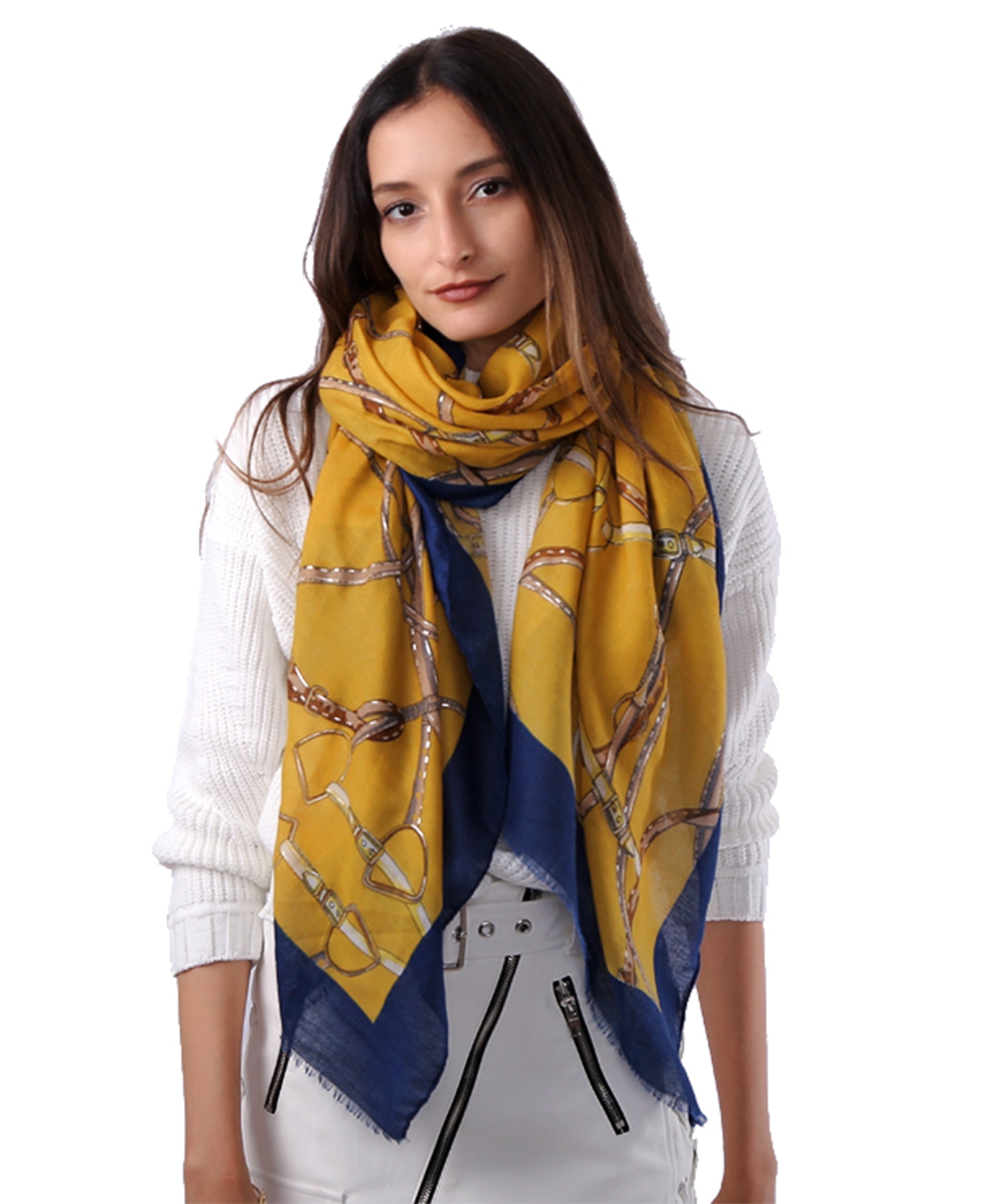 Women's Uniquely Designed Soft Early Spring Autumn Scarf Shawl  Wrap-Star Sky - G&J's WOMEN'S clothing