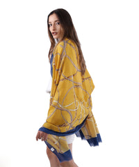 Women's Uniquely Designed Soft Early Spring Autumn Scarf Shawl  Wrap-Star Sky - G&J's WOMEN'S clothing