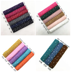 Latest Winter Hijab /Scarf with Diamond plain cotton shimmer/ cotton viscose  hijab with stone - Red Colour - G&J's WOMEN'S clothing