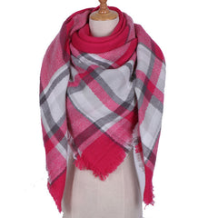 Women's Winter Blanket/Plaid Stylish Scarf /Shawl /Wrap - G&J's WOMEN'S clothing