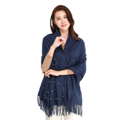 Beautiful Winter/Autumn Scarf/Shawl soft with Pearls - G&J's WOMEN'S clothing