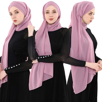 Instant Hijab Beautiful - soft & comfortable  - Chiffon - G&J's WOMEN'S clothing