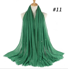 Hijabs - Beautiful - Soft - Stylish - Hijabs with Pearls - G&J's WOMEN'S clothing