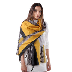 Uniquely Designed  Soft Warm- Autumn/Winter Scarf- Pashmina - Snake skin design - G&J's WOMEN'S clothing