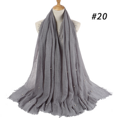 Hijabs - Beautiful - Soft - Stylish - Hijabs with Pearls - G&J's WOMEN'S clothing