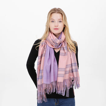 Beautifully Designed Double Sided Pashmina type - Autumn / Winter Scarf / Shawl - G&J's WOMEN'S clothing