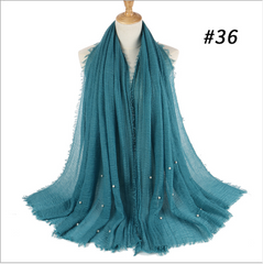 Hijabs - Beautiful - Soft - Stylish - Hijabs with Pearls - G&J's WOMEN'S clothing