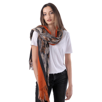 Unique Super Soft Warm- Autumn/Winter Scarf- Pashmina - Snake skin design - G&J's WOMEN'S clothing