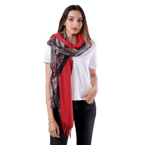 Unique Super Soft Warm- Autumn/Winter Scarf- Pashmina - Snake skin design - G&J's WOMEN'S clothing