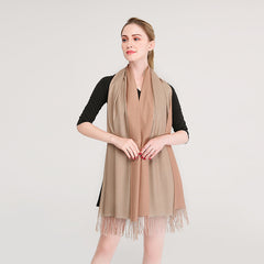 Double Sided - Soft  Pashmina - Autumn / Winter Scarf/Shawl in soft colors - G&J's WOMEN'S clothing