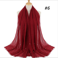 Hijabs - Beautiful - Soft - Stylish - Hijabs with Pearls - G&J's WOMEN'S clothing