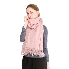 Beautiful Winter/Autumn Scarf/Shawl soft with Pearls - G&J's WOMEN'S clothing