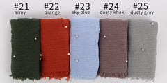 Hijabs - Beautiful - Soft - Stylish - Hijabs with Pearls - G&J's WOMEN'S clothing