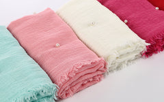 Hijabs - Beautiful - Soft - Stylish - Hijabs with Pearls - G&J's WOMEN'S clothing