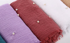 Hijabs - Beautiful - Soft - Stylish - Hijabs with Pearls - G&J's WOMEN'S clothing