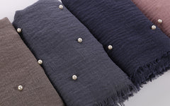 Hijabs - Beautiful - Soft - Stylish - Hijabs with Pearls - G&J's WOMEN'S clothing