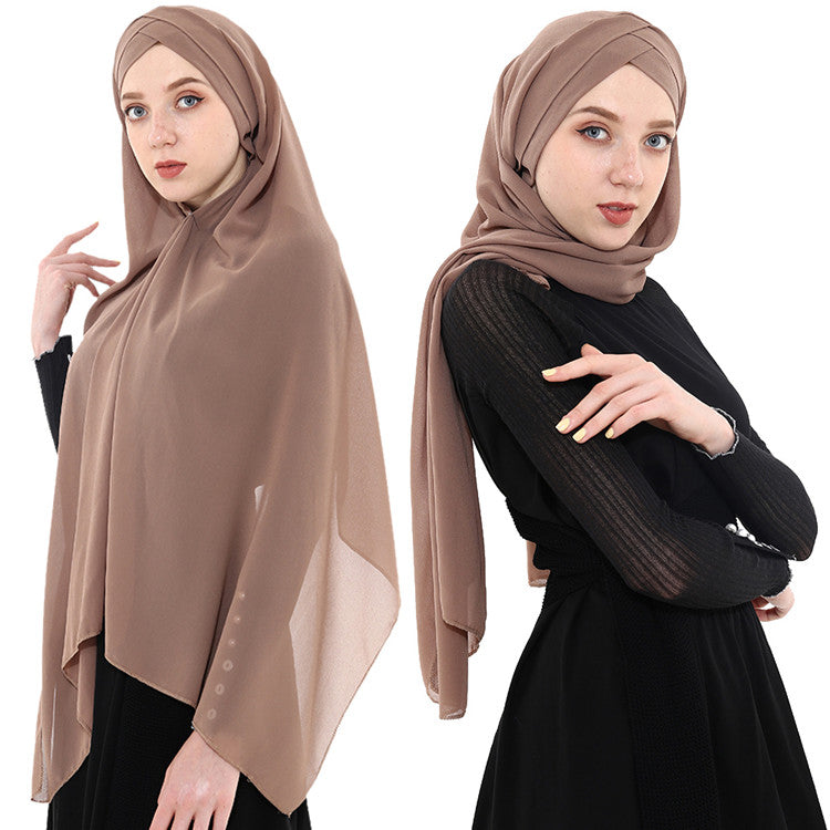 Instant Hijab Beautiful - soft & comfortable  - Chiffon - G&J's WOMEN'S clothing